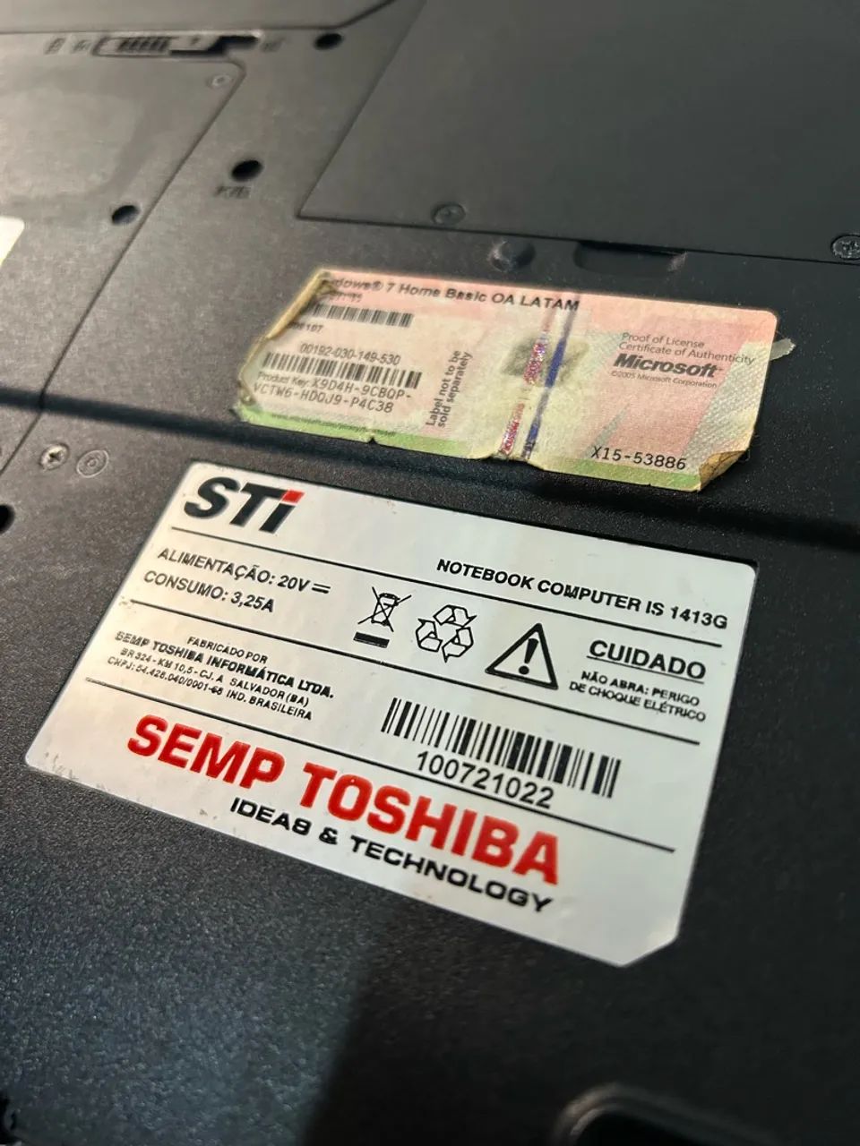 Notebook STI Semp Toshiba - Foto 4