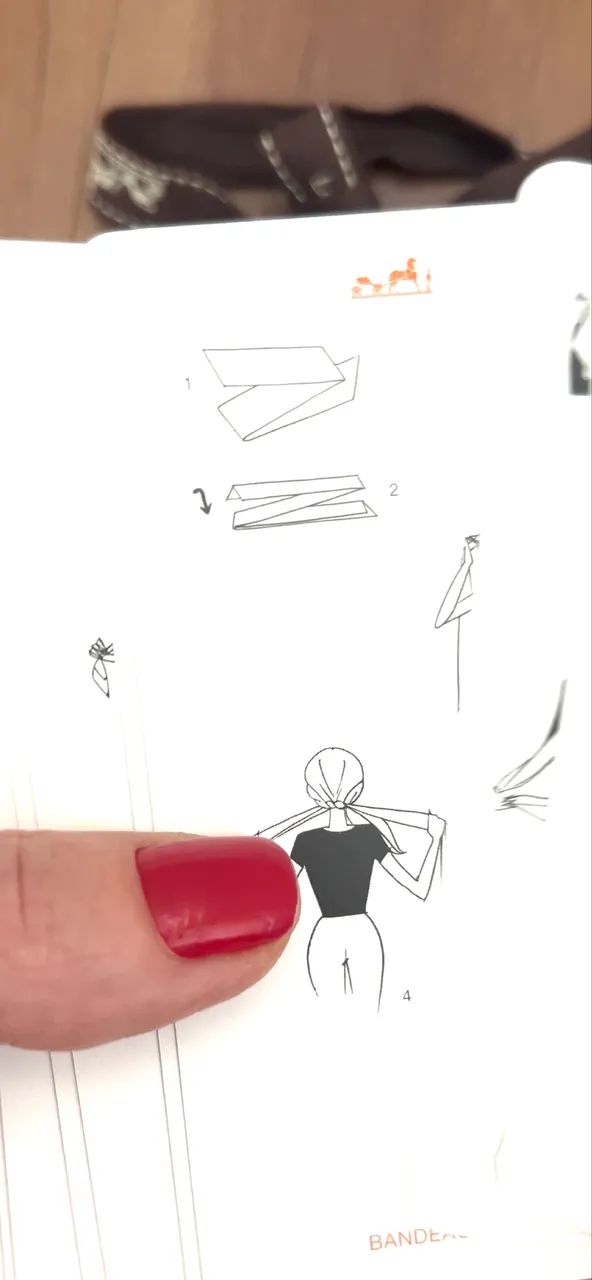 Caixa e Cartas Lenço Hermês - ORIGINAL - Foto 2