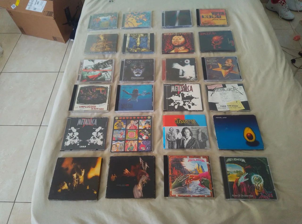 Cds de rock e metal