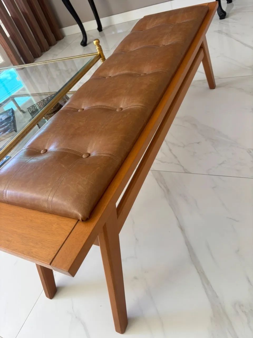 BANCO MARROM NOVO - Foto 2