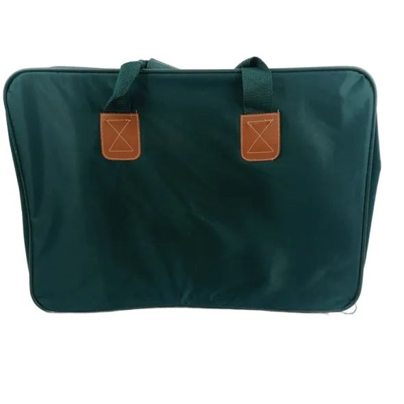 BOLSA DE VIAGEM VERDE 55x38 PASTA EXECUTIVA VERDE ESCURO - USADO 