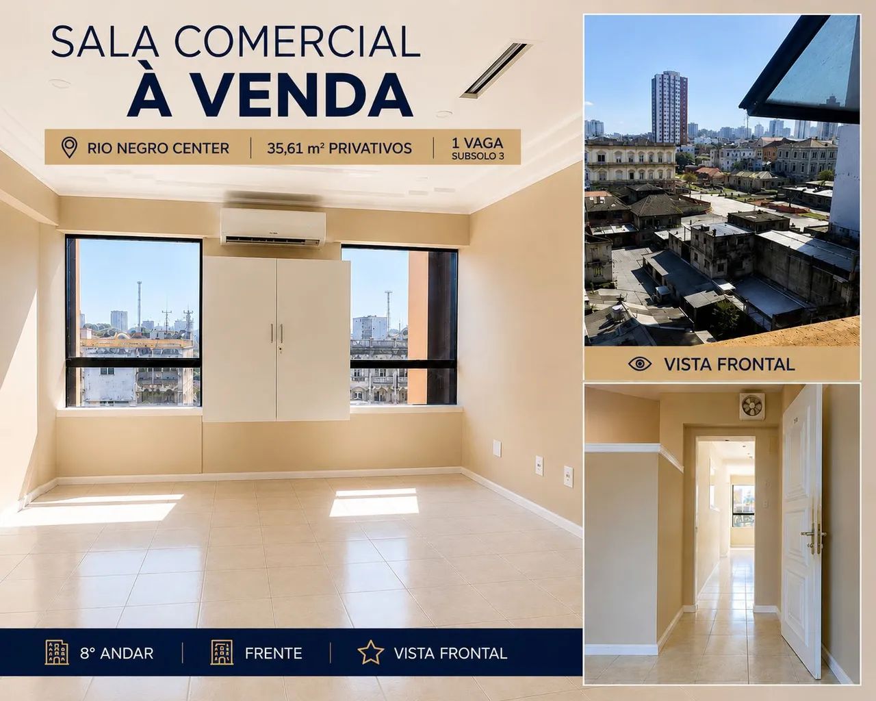Sala Rio Negro Center 8o andar frente