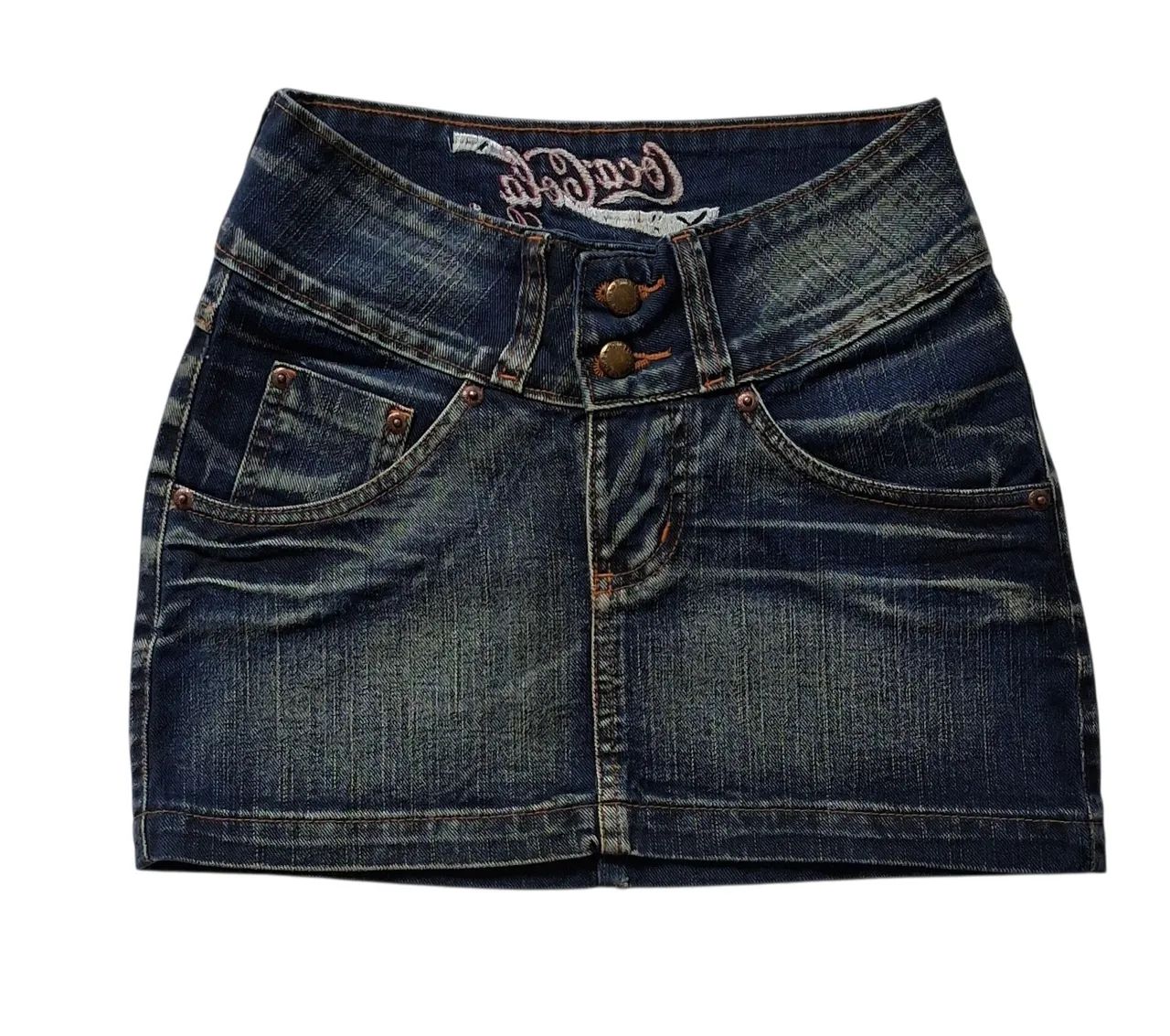 saia jeans coca cola azul Tam 34