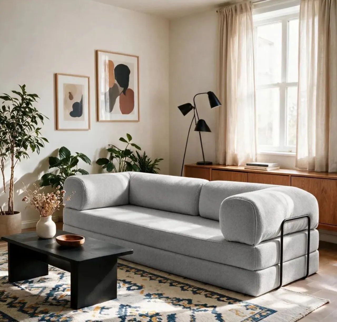 Vendo Sofá Cama Snoo 2 Lugares 1,80m Bouclé Design Moderno