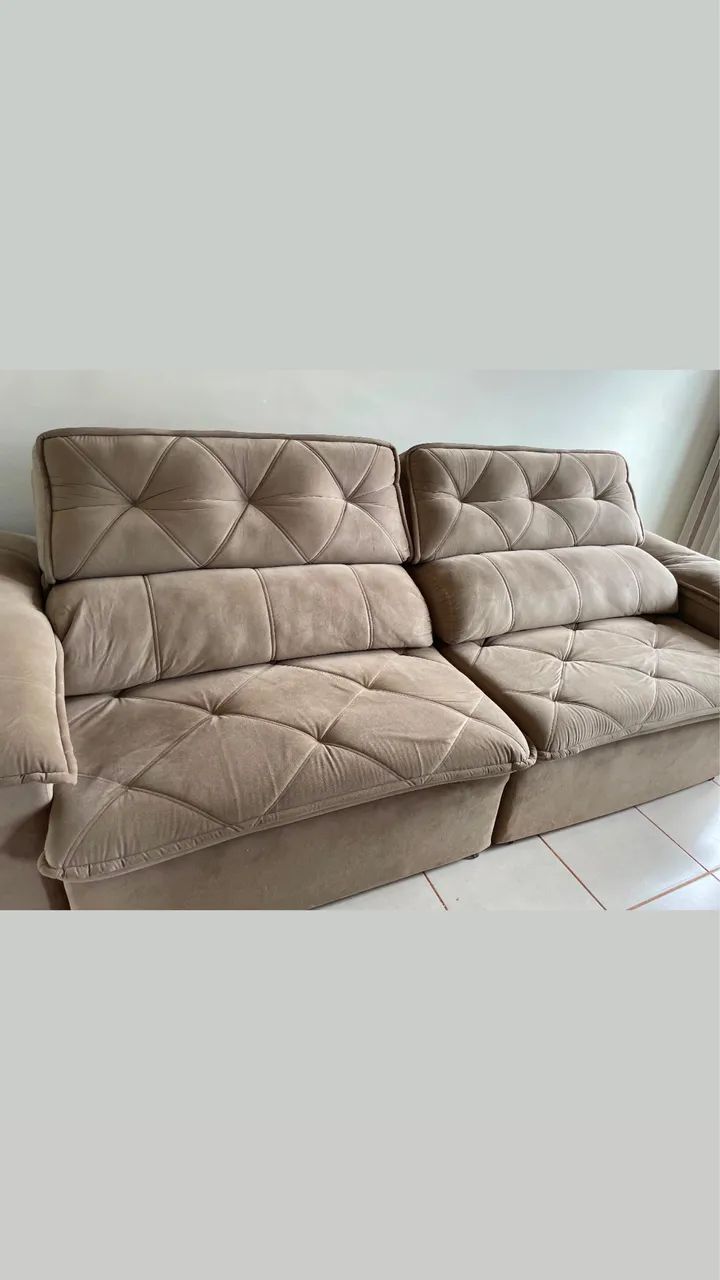 Sofá Retrátil e Reclinável (2,90 m)