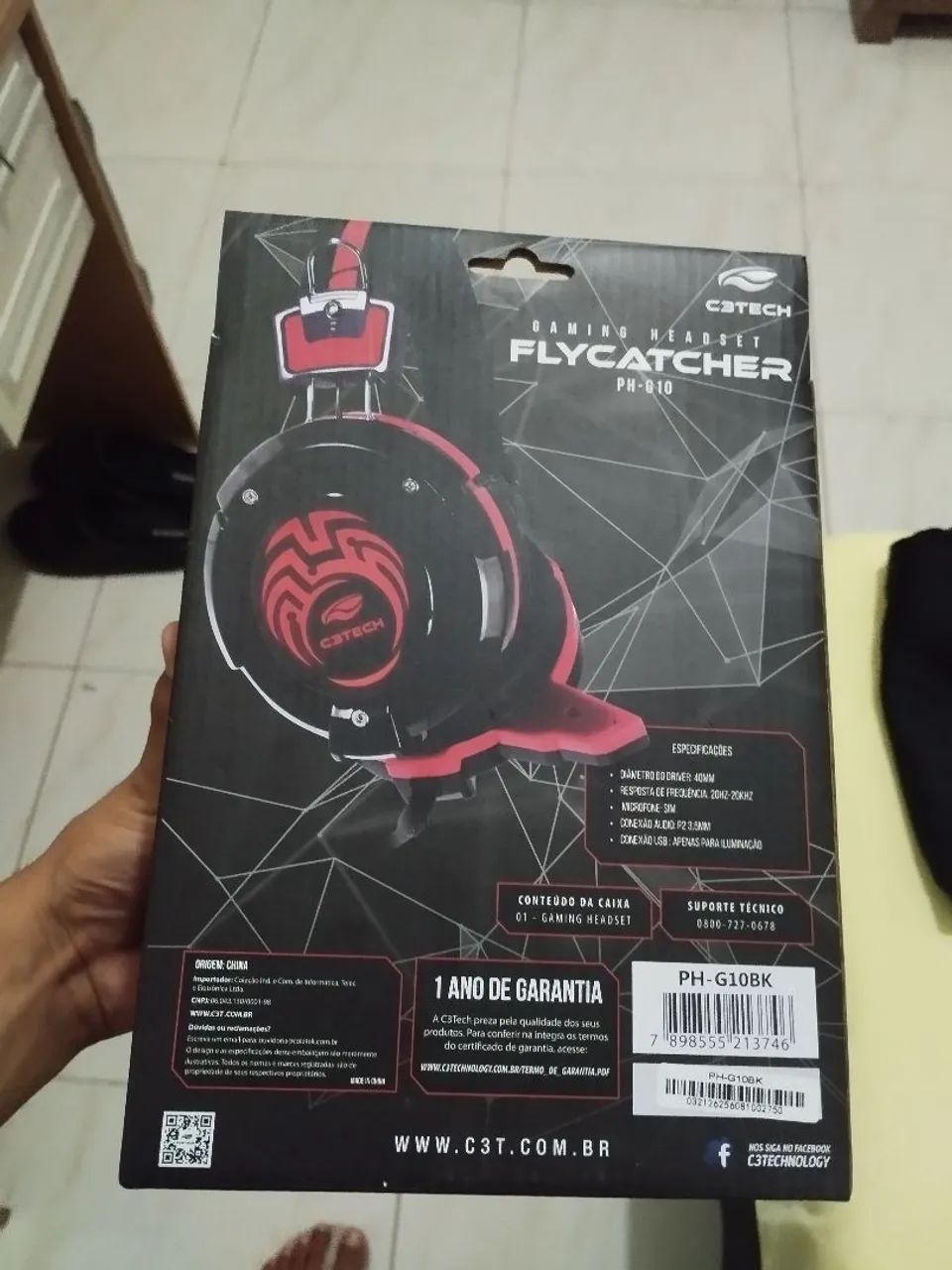 Fone gamer novo com microfone  - Foto 5
