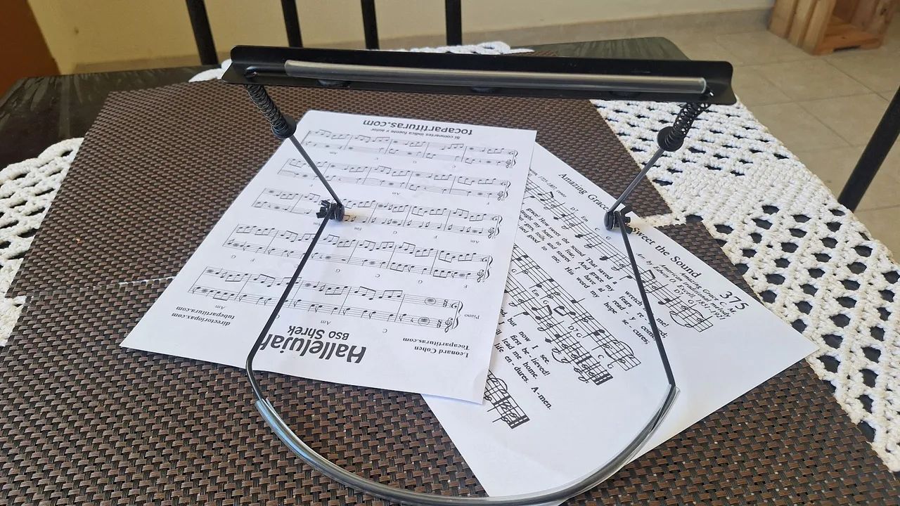 Suporte de pescoço para gaita 