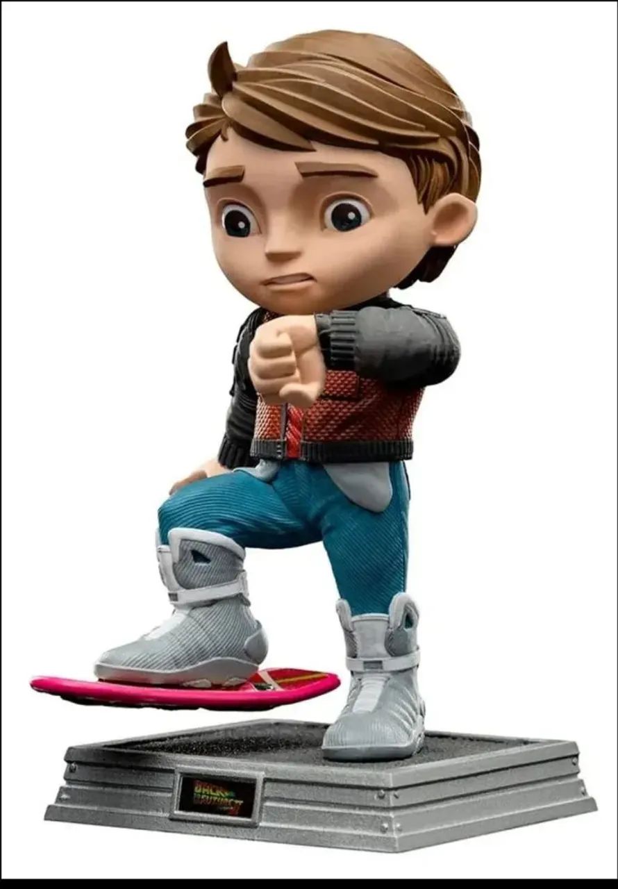 Pack De Volta para o Futuro 2 - Marty Mcfly e Doc Brown - Minico Iron Studios - Foto 3