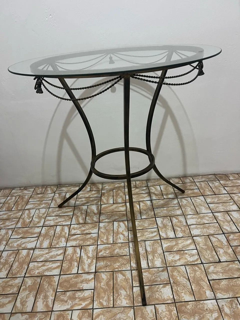 Conjunto Mesa de Vidro e Três Cadeiras - Foto 5