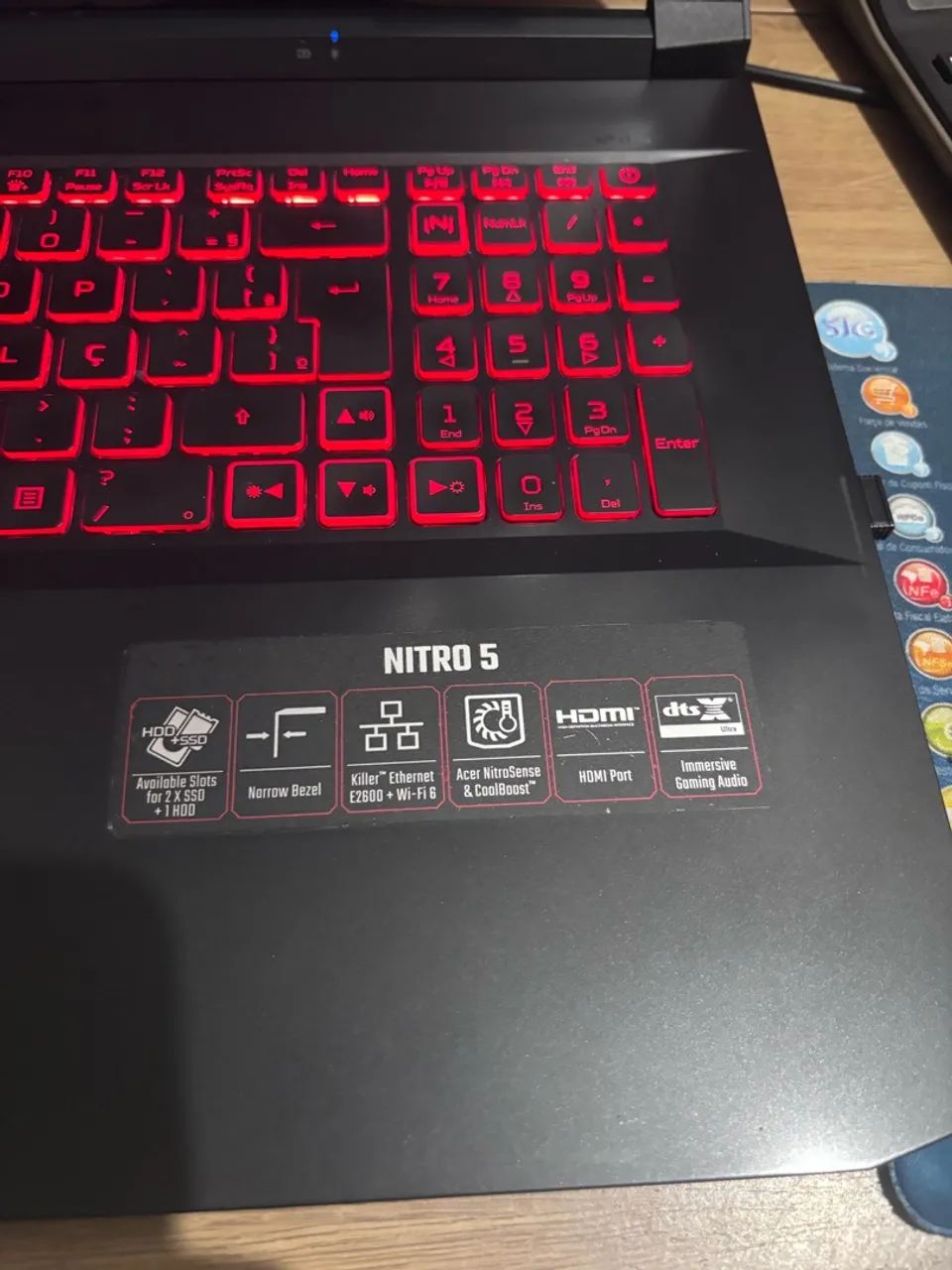 NOTEBOOK GANER ACER NITRO 5 - Foto 2