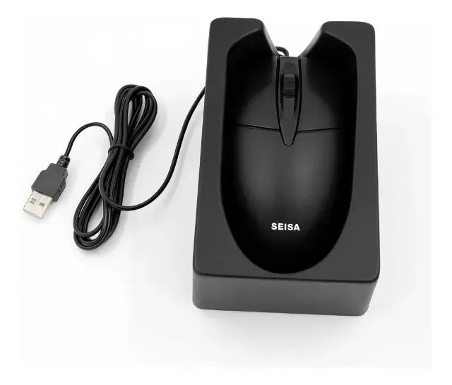 Mouse Óptico Com Fio Seisa 1200 Dpi Usb Design Ergonômico - Foto 3