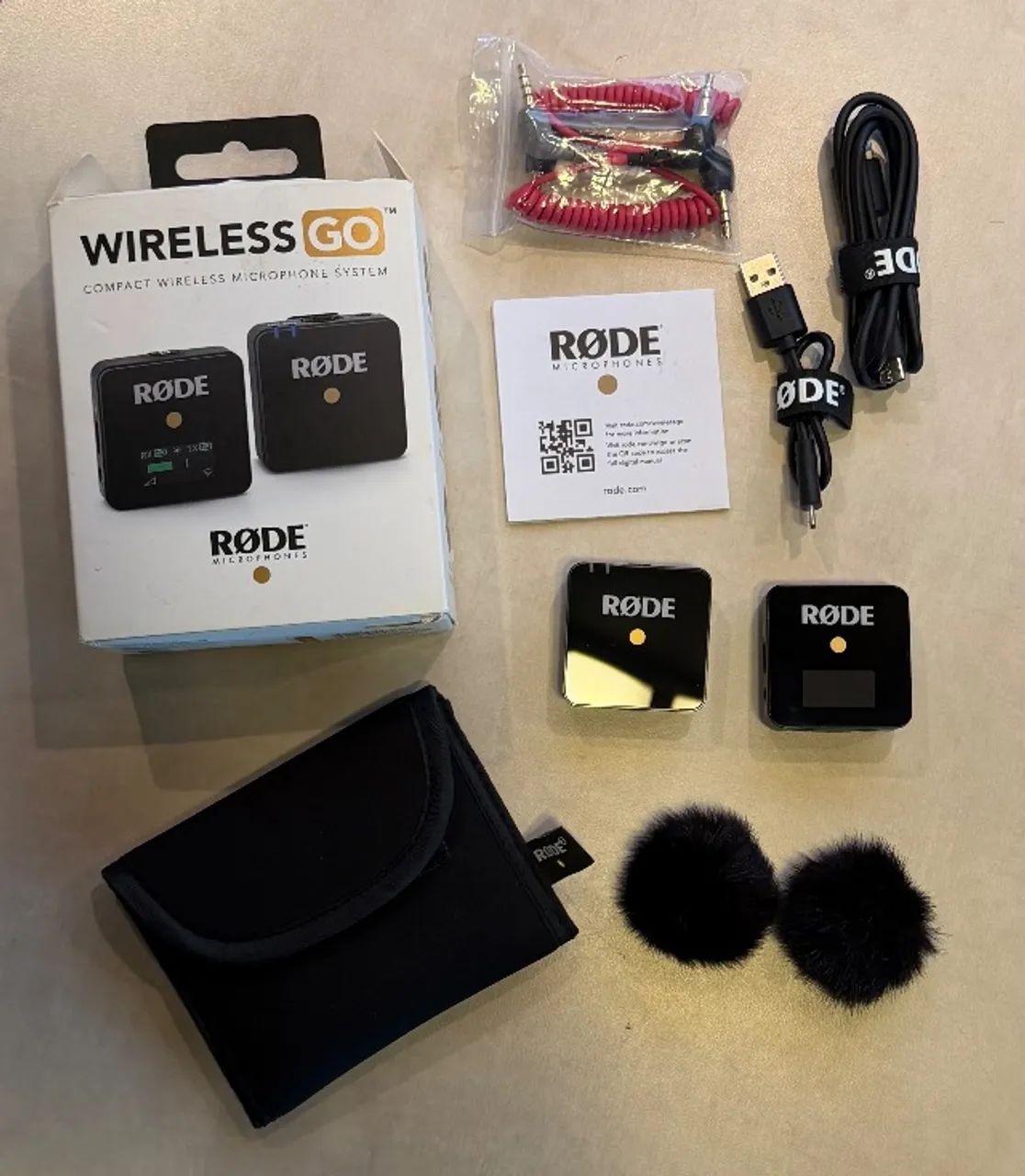 Rode Wireless GO II - Sistema Sem Fio Dual Channel + Gravação
