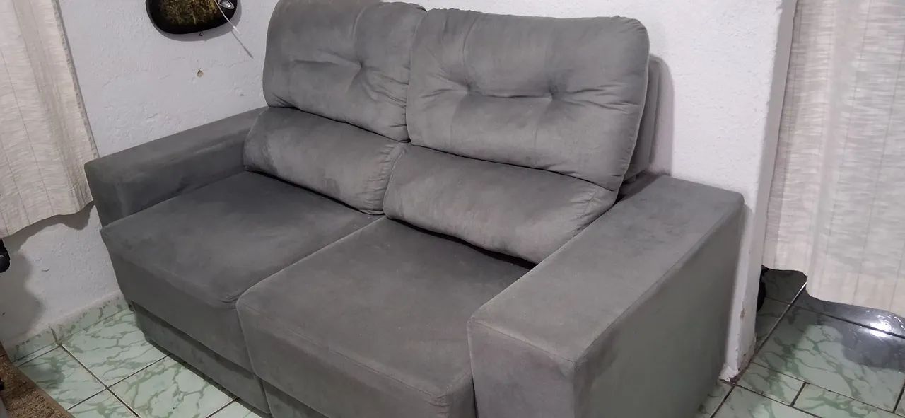 Sofá retrátil 2 lugares