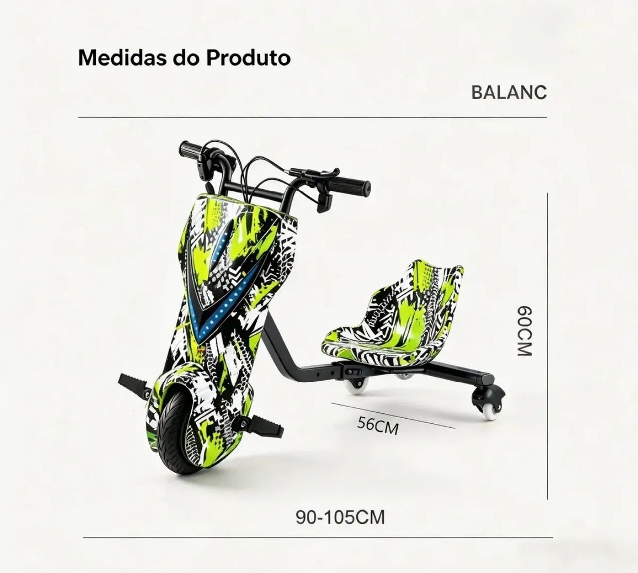 Triciclo elétrico 