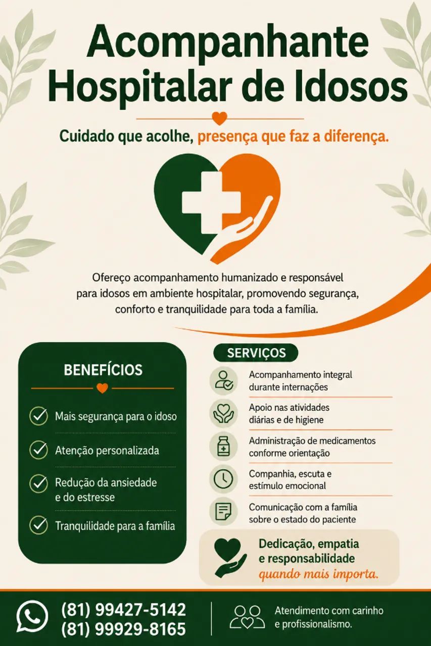 Acompanhante Hospitalar de Idosas