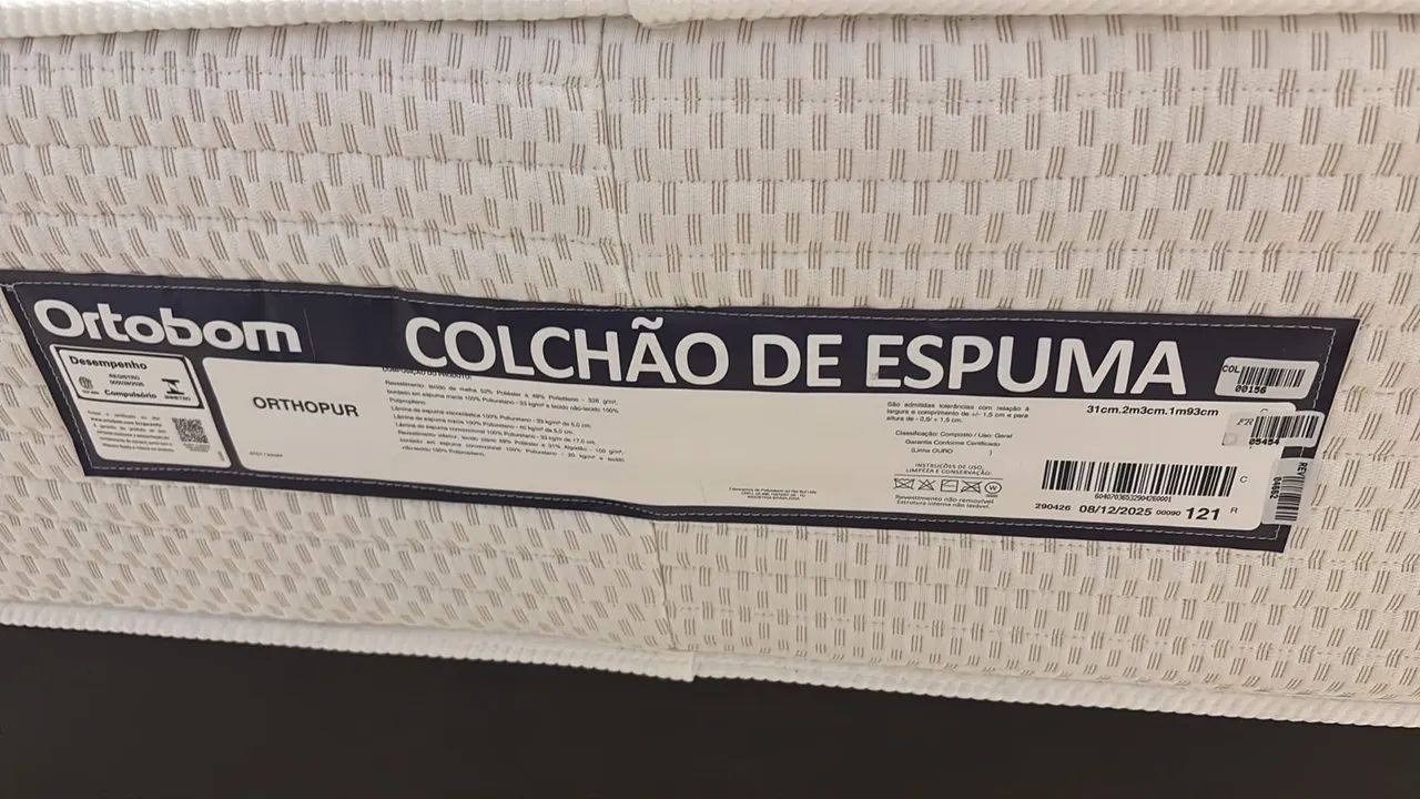 Vendo cama king size super nova colchão orthopur - Foto 2