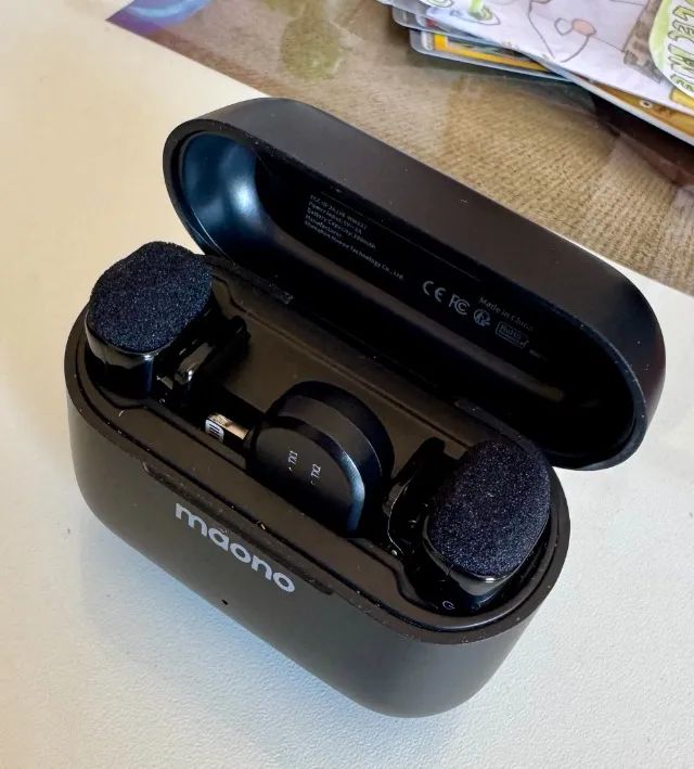 Microfone Lapela Maono Wave T1 Mini Preto - Lightning