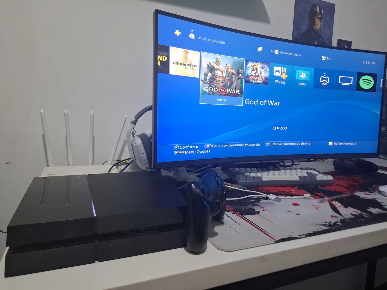 Ps4 Fat + Jogo | Excelente Estado  - Foto 2