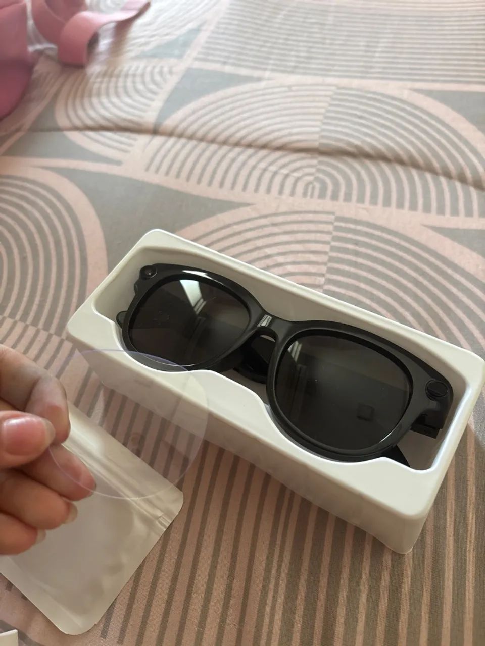 Óculos Inteligente AI Smart Glasses com Câmera e Bluetooth - Foto 4