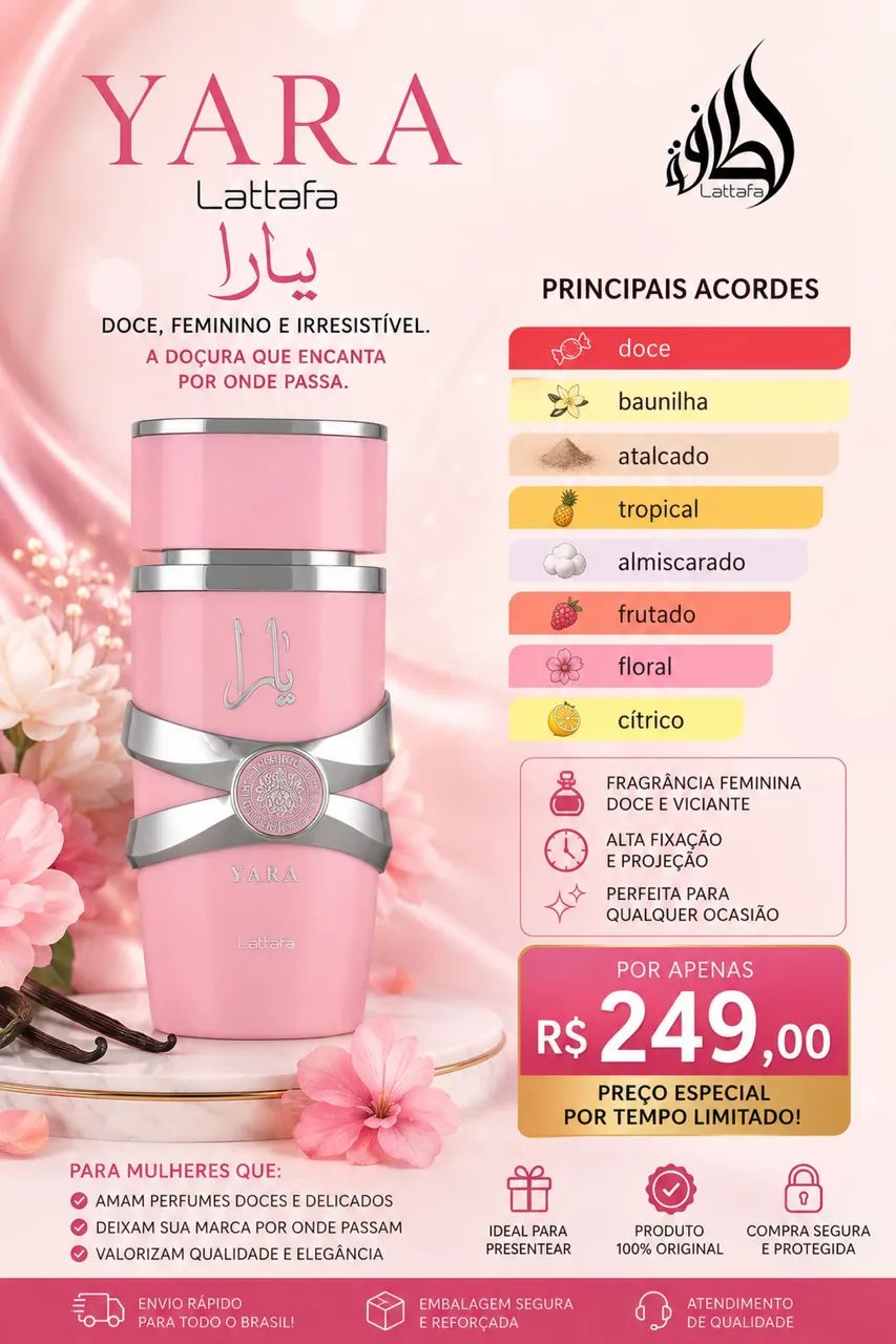 Yara Rosa 100 ml