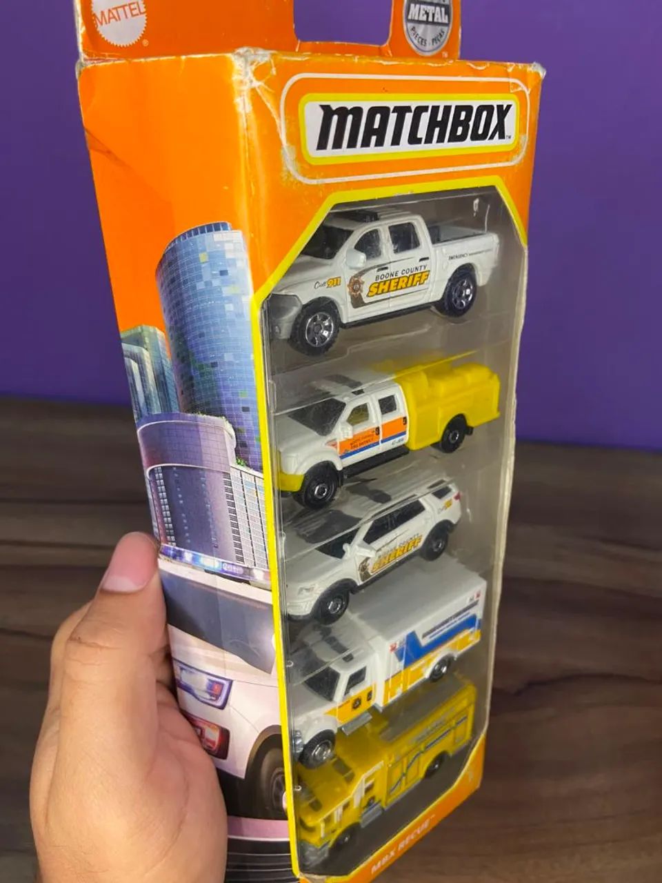 Pack 5 Carrinhos MATCHBOX - Foto 3