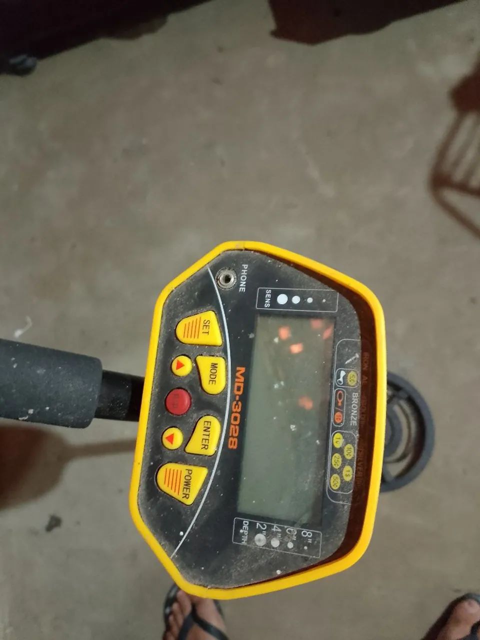 Detector de metais prova de água 