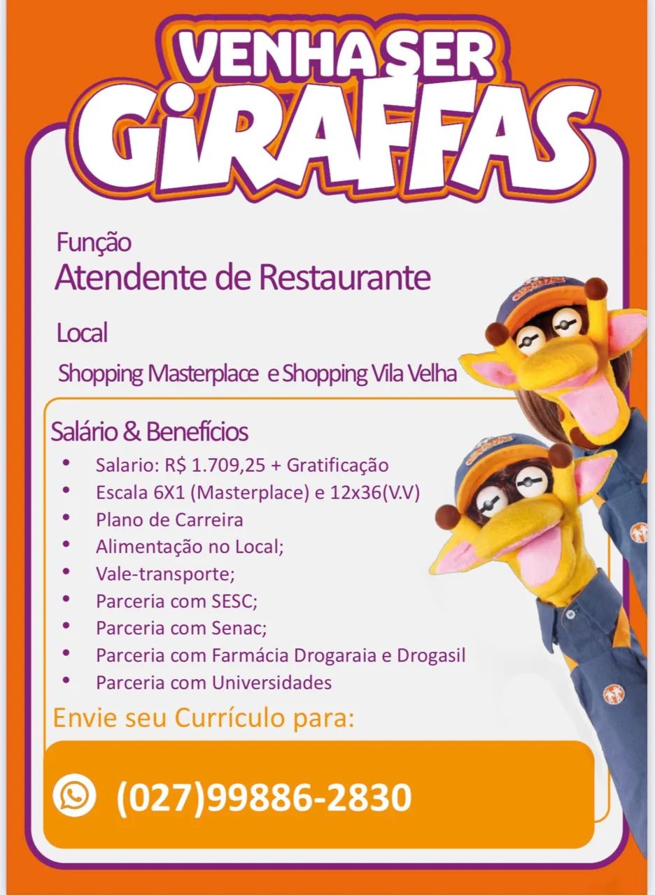 Vaga de emprego 