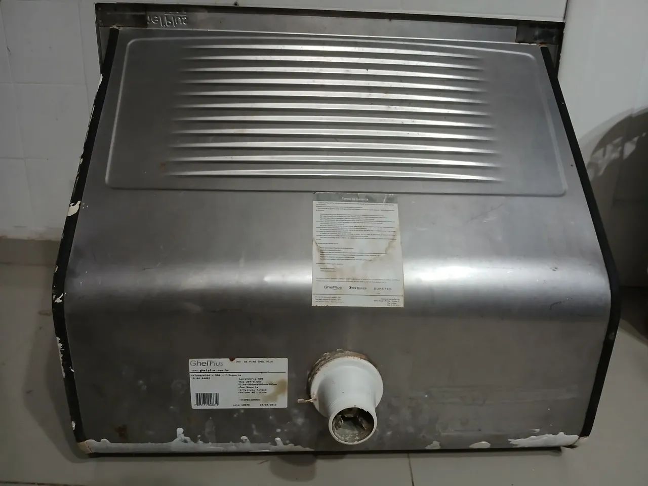 48L Stainless Steel Tank with Stand and Valve