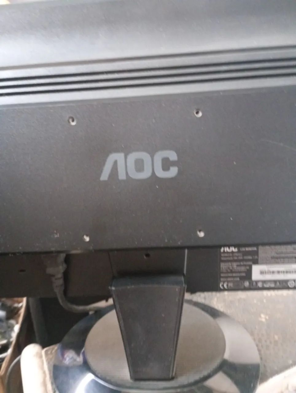 monitor AOC e936Swa, LCD ,18,5 polegadas, funcionando - Foto 2