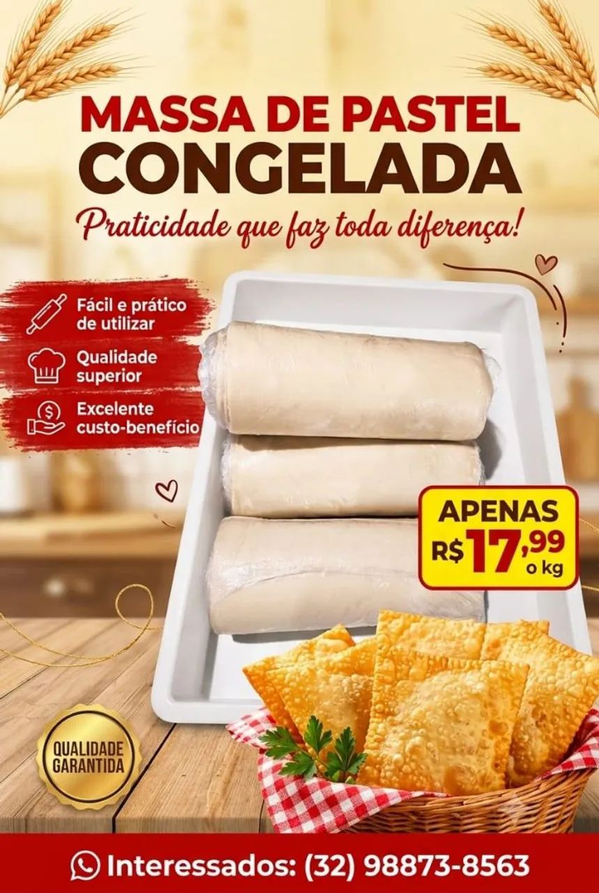 Massa de Pastel 