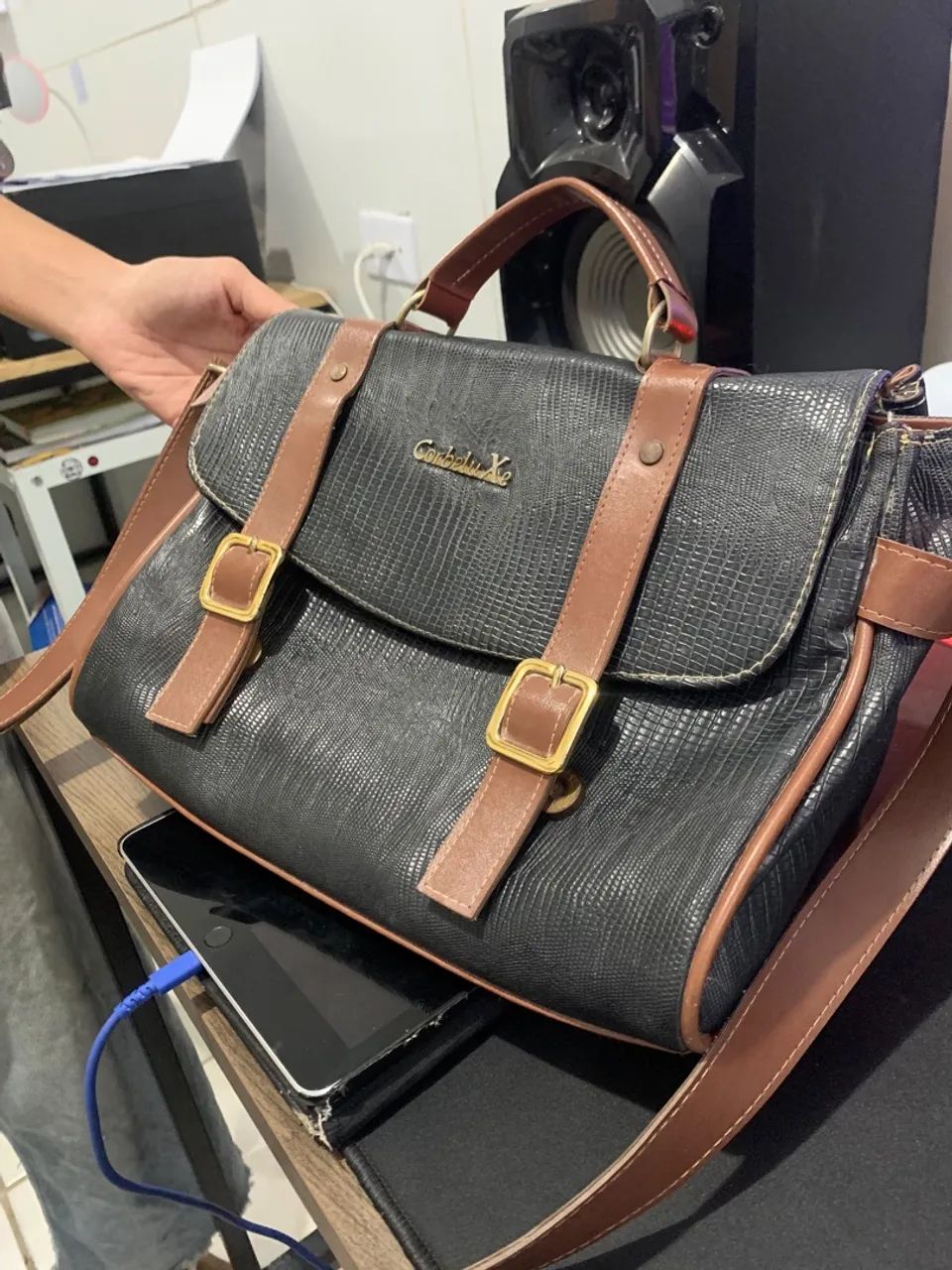 Bolsa corbeluxe em couro legítimo  - Foto 5
