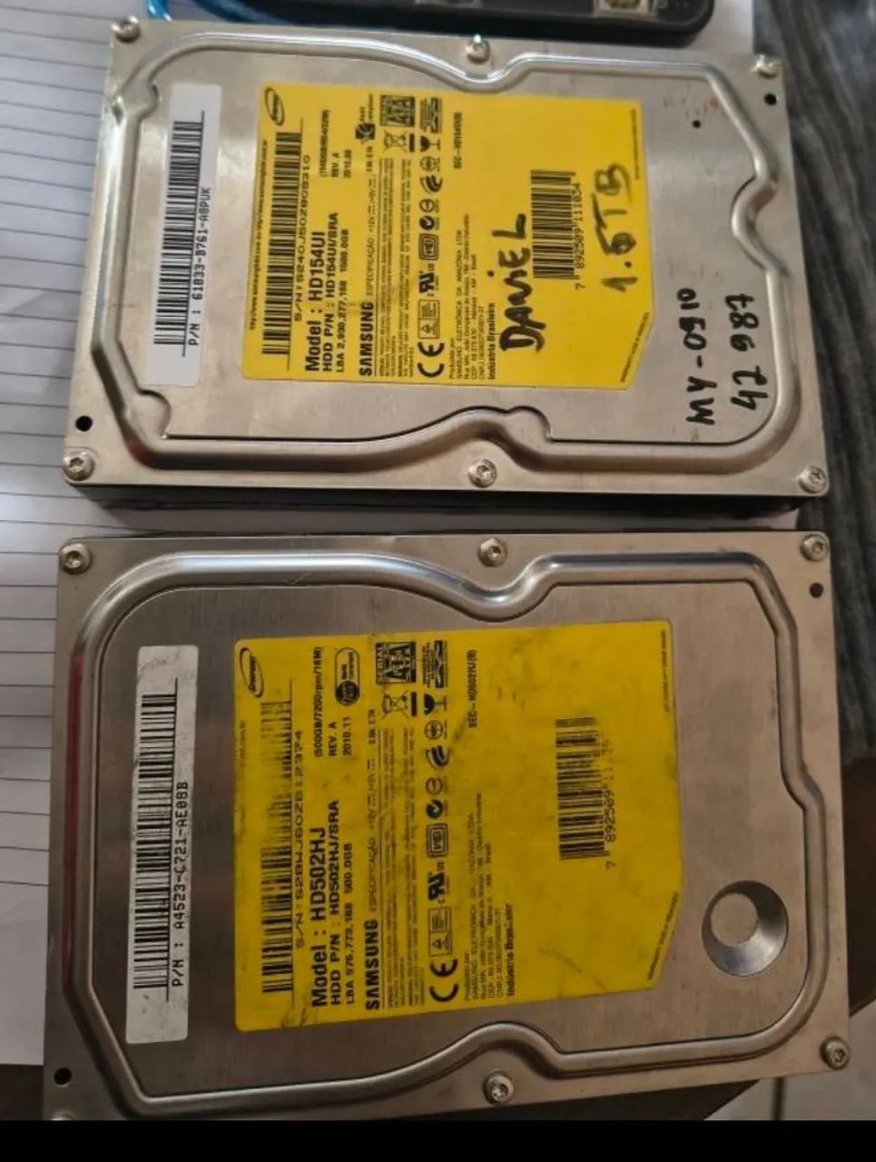 Hds cpu novos formatado  e  memoria ram ((not e cpu))