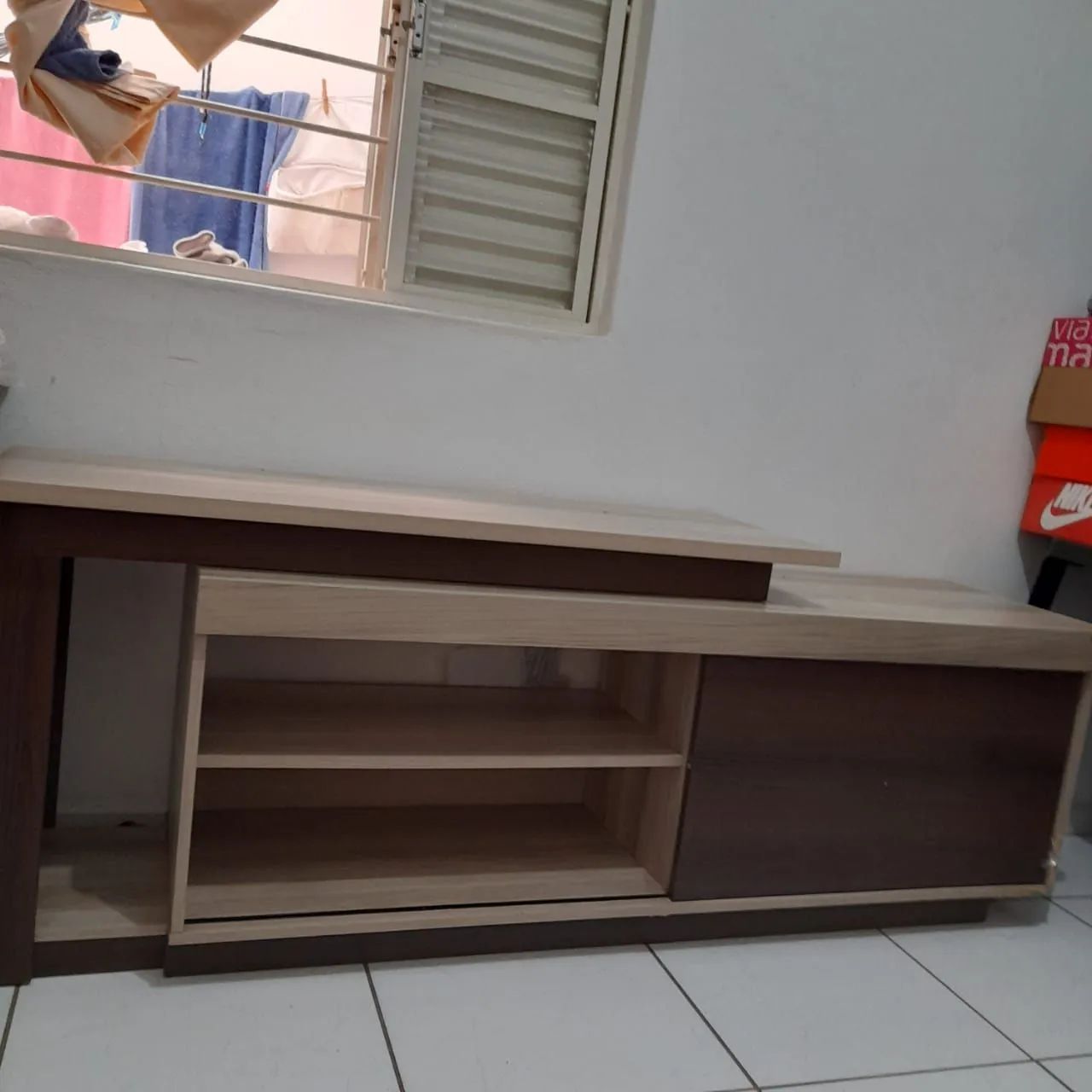 Sofá retrátil com rack não entrega  - Foto 2