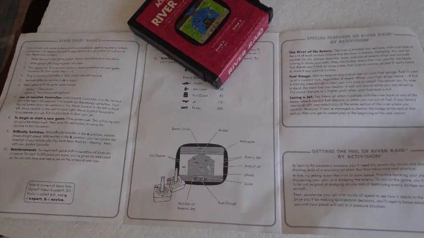 River Raid Activision Atari 2600 Com Manual Original (Usado) - Foto 5