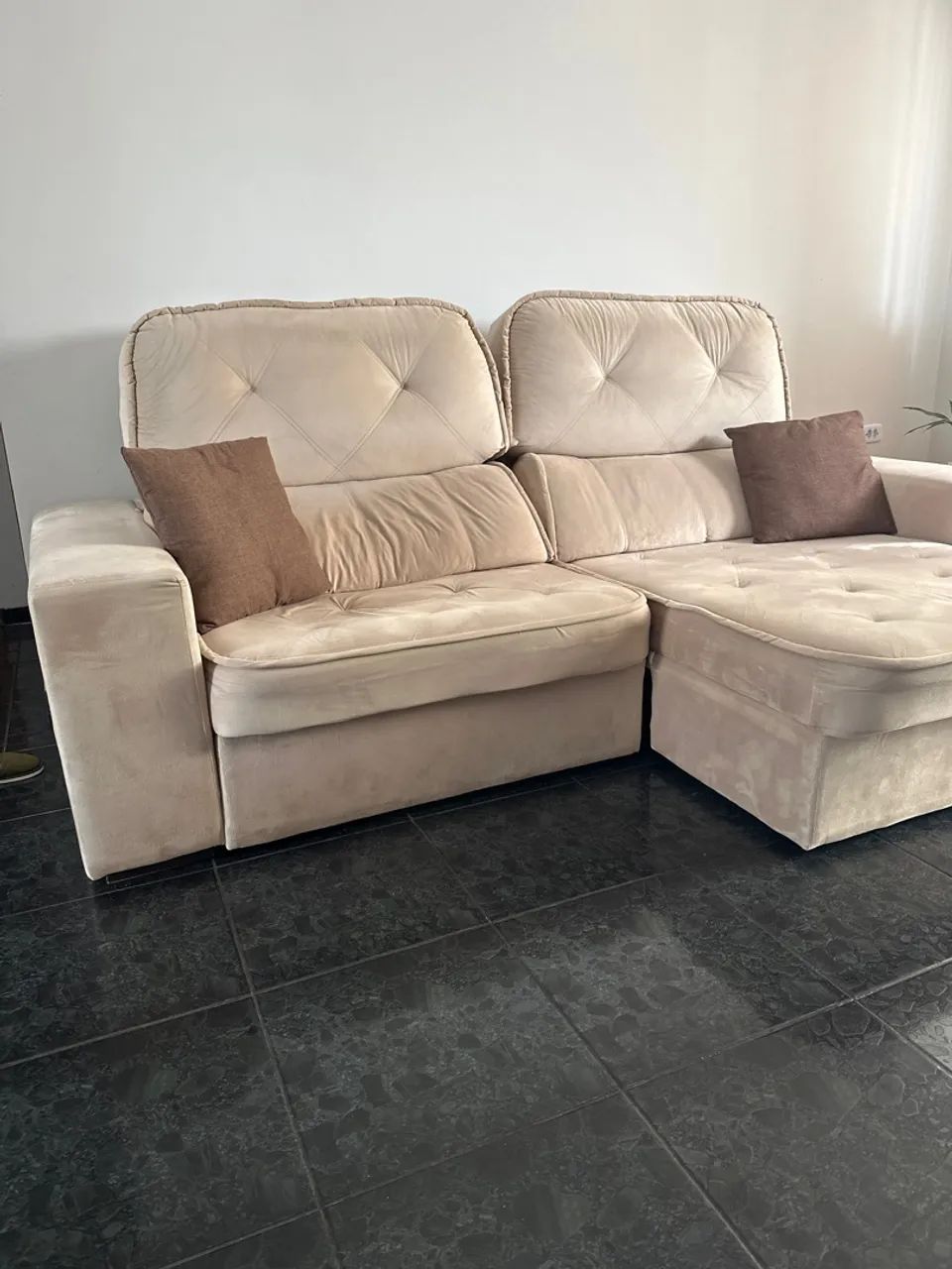 Sofá retrátil e reclinável 2.50 - Foto 3