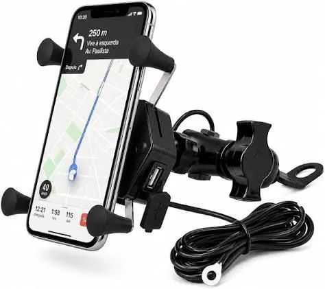 Suporte celular garra com USB;) entrega gratis 