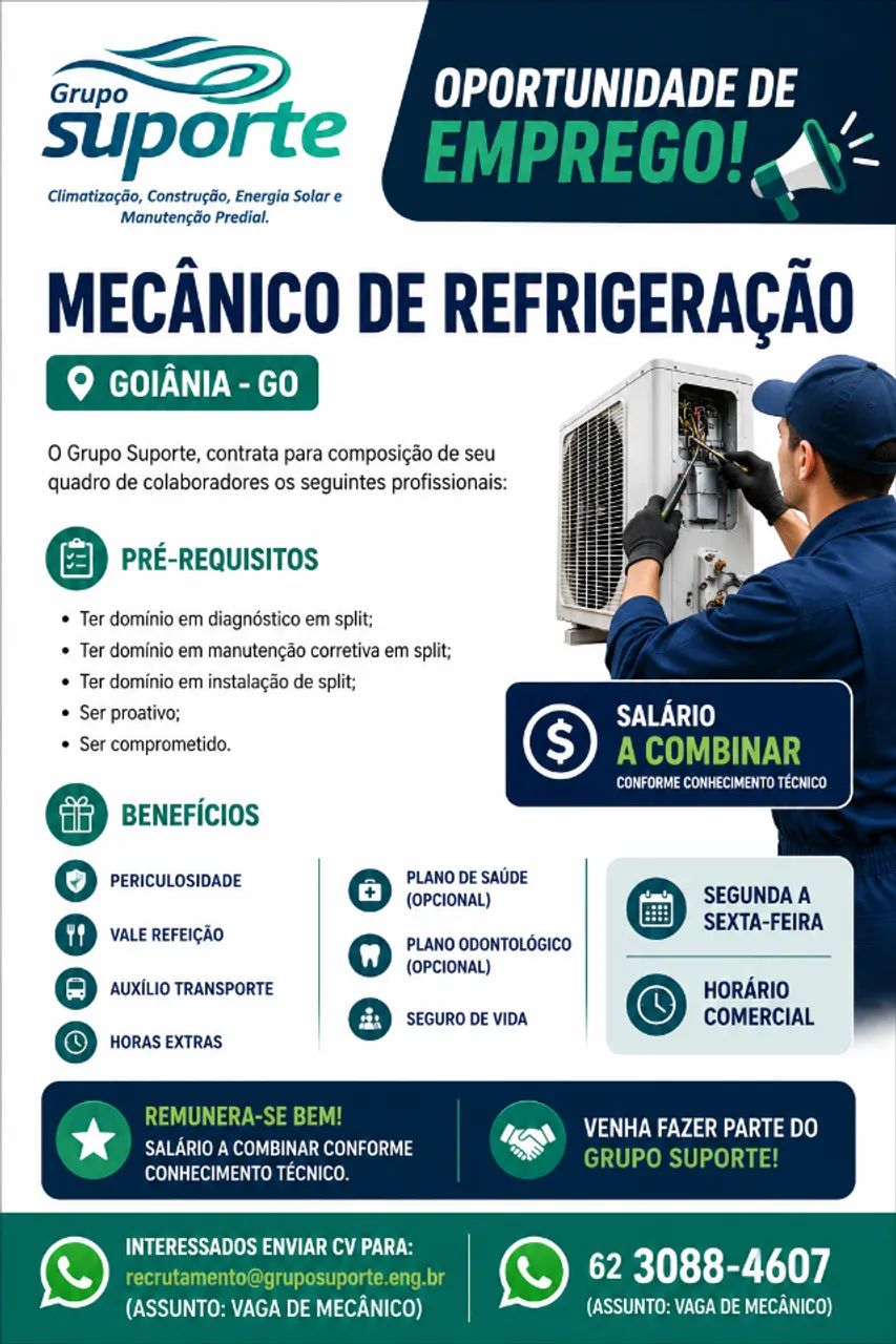 MECÂNICO DE REFRIGERAÇÃO