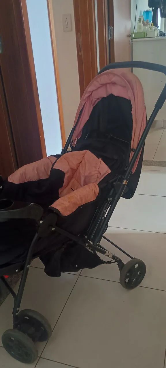 Carrinho rosa bebê  - Foto 3