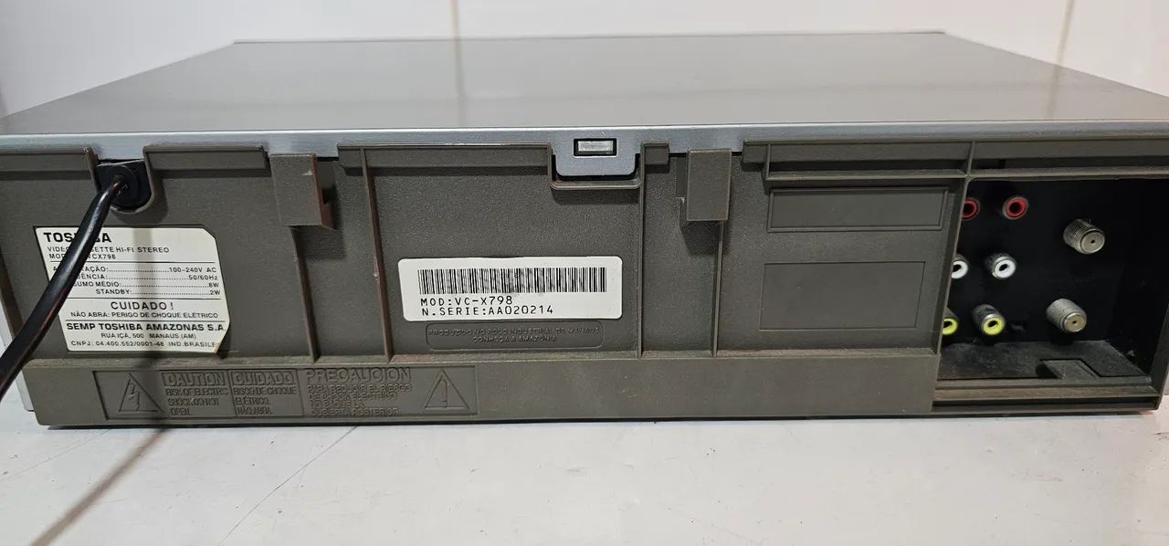 Videocassete Semp Toshiba VC-X798 Hi-Fi Stereo 7 Head - Foto 3