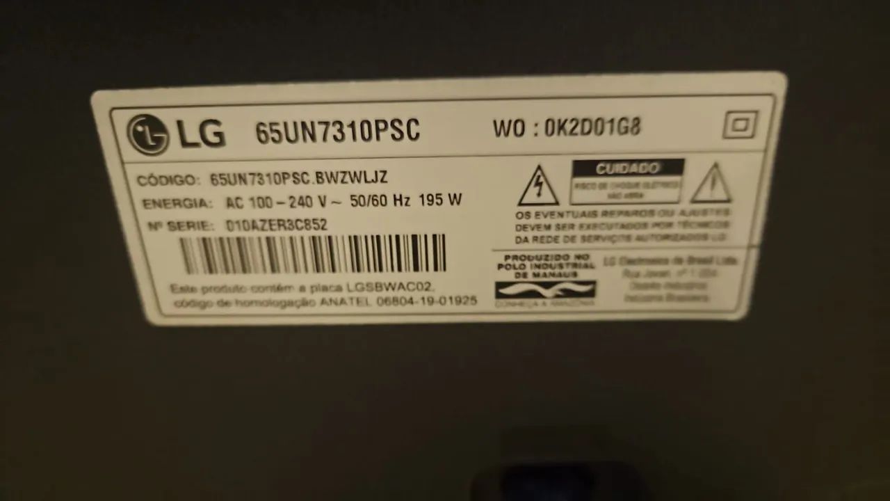 Tv Smart LG 65 polegadas 4k  - Foto 4