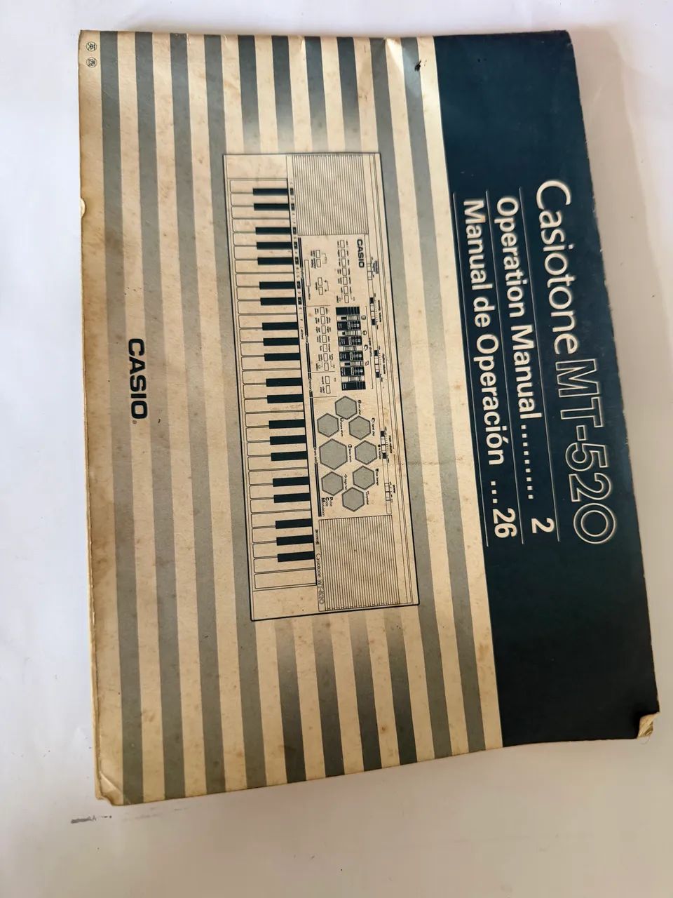 Casio MT-520 Casiotone Teclado Eletrônico Manual do Proprietário