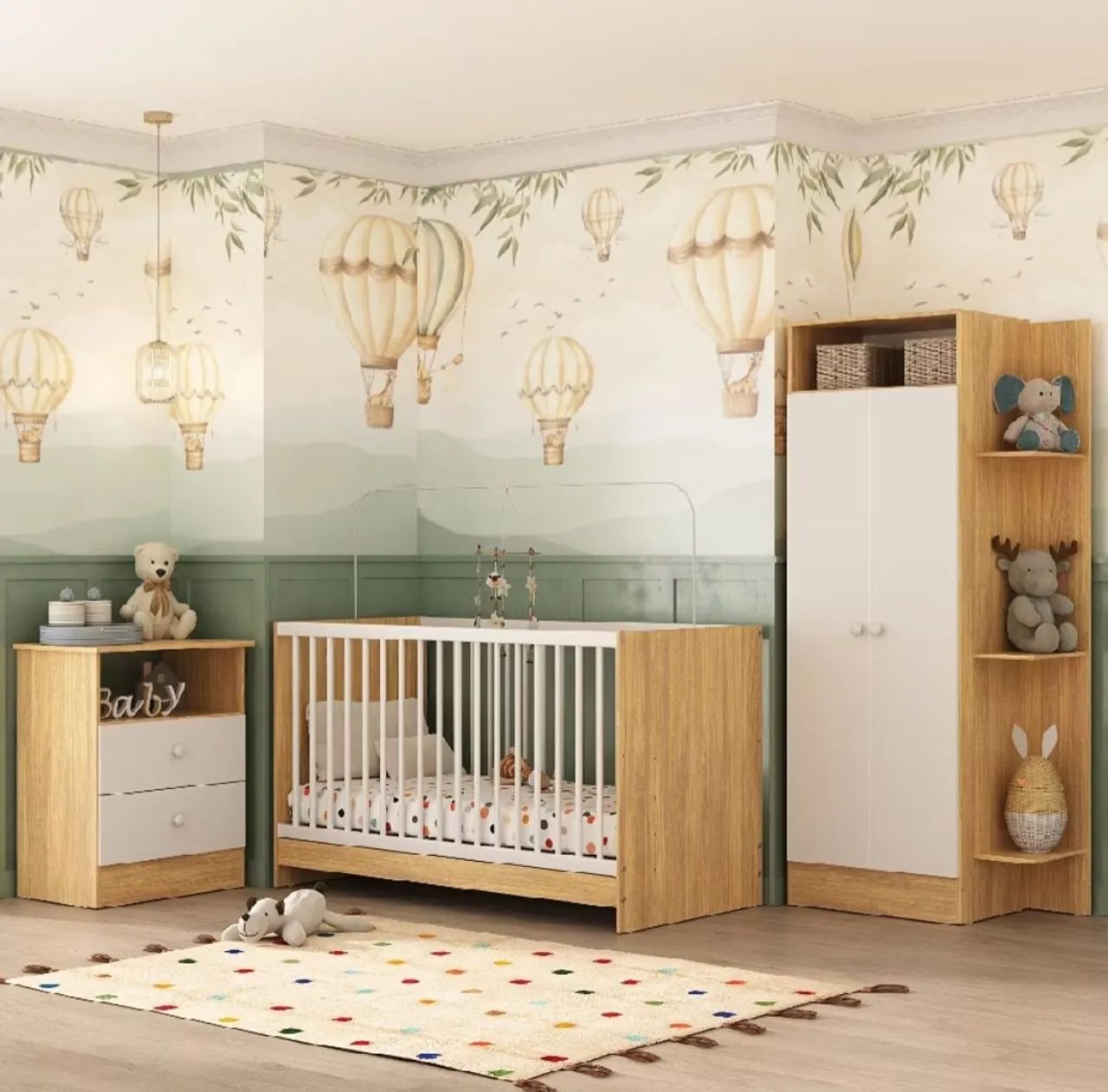 Jogo de quarto infantil 3 peças