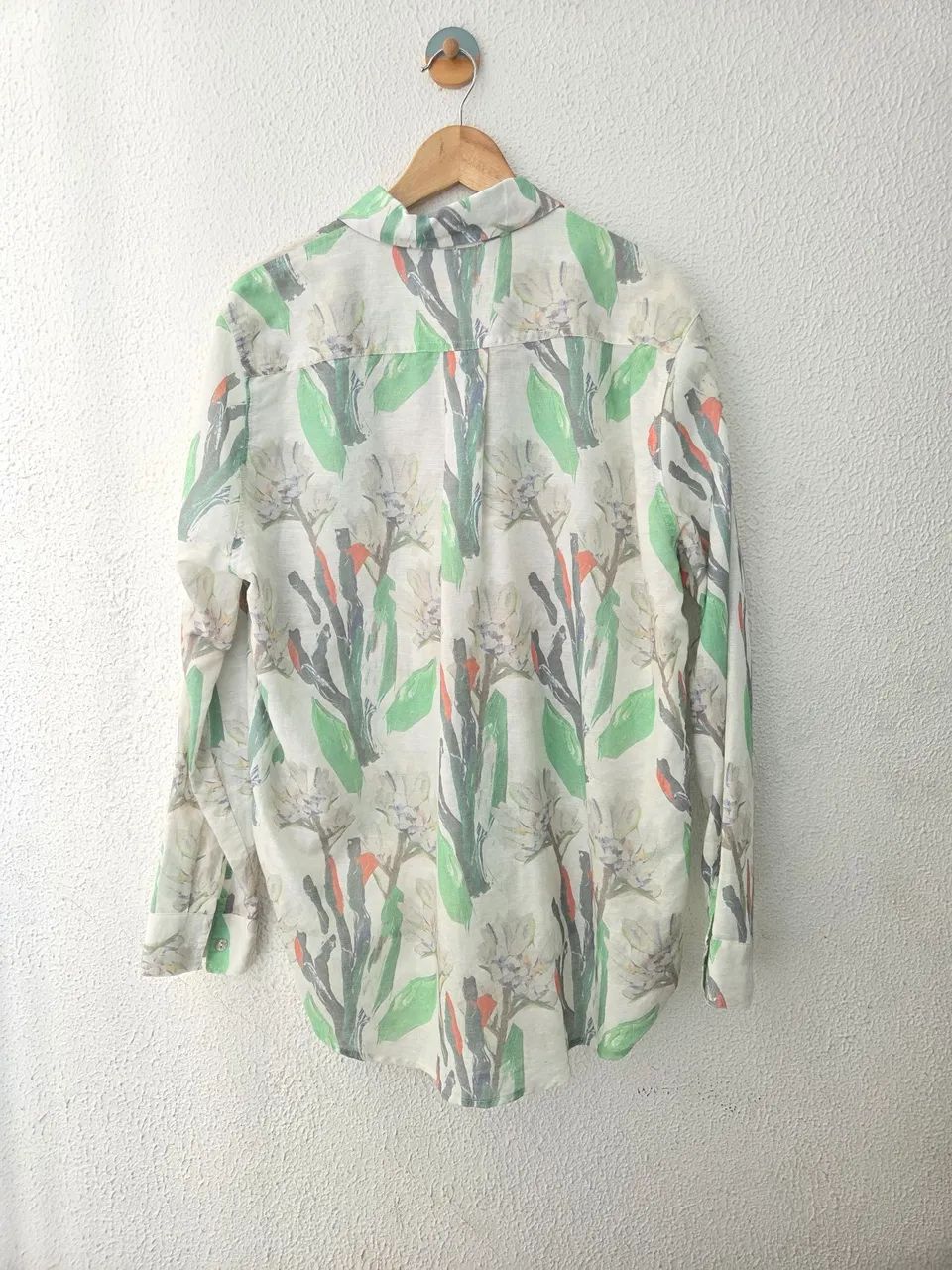 camisa chemise linho richards estampada 3 - Foto 2