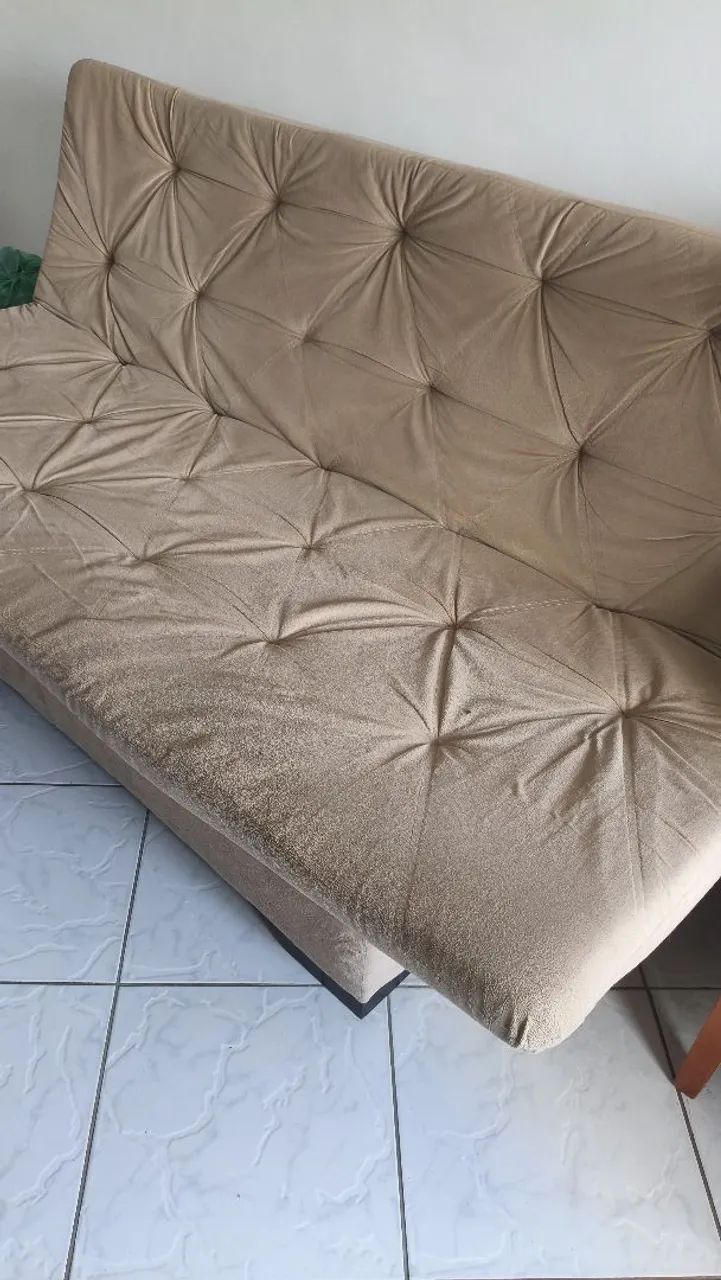 Sofá cama com bau 