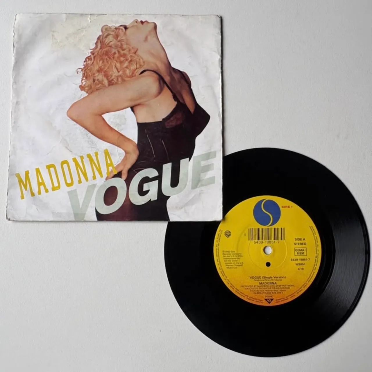 Madonna Vogue Vinil Single Compacto 7'' Importado Alemanha