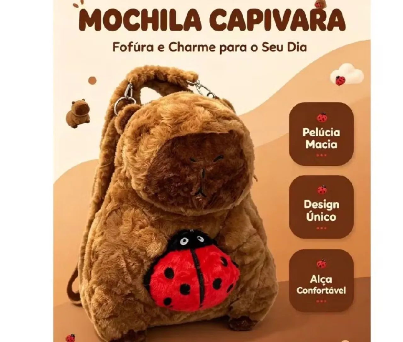 Mochila da capivara  - Foto 2