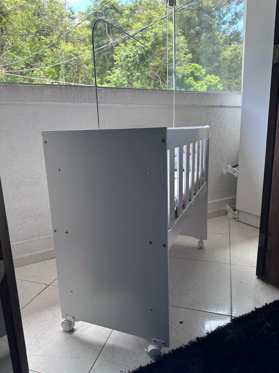 Mini berço com colchão  - Foto 2