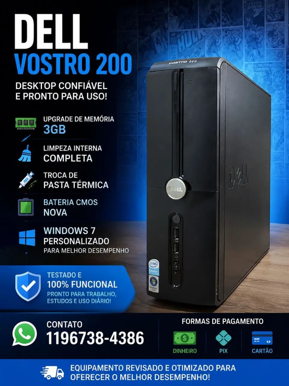 Desktop Dell Vostro 200 - Computadores e Desktops - Parque Santos