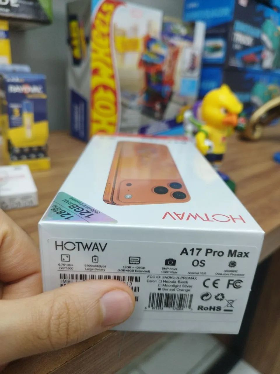 hotwav A17 Pro Max  laranja 4/128 - Foto 2