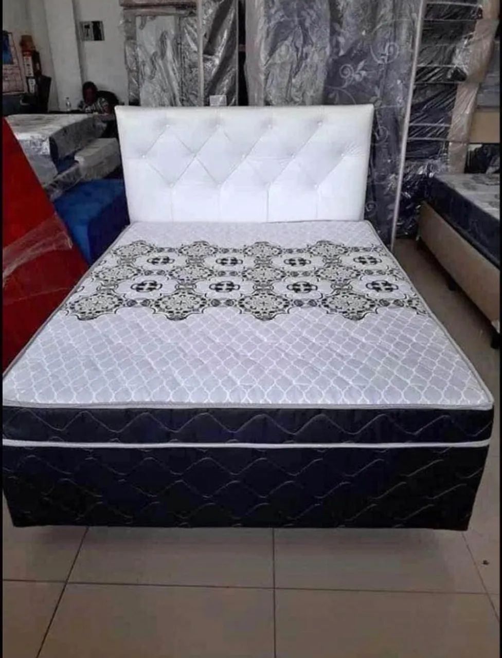 Cama box casal e solteiro 